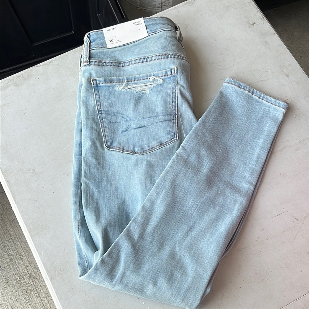 American Eagle Outfitters Blue Skinny Jeans